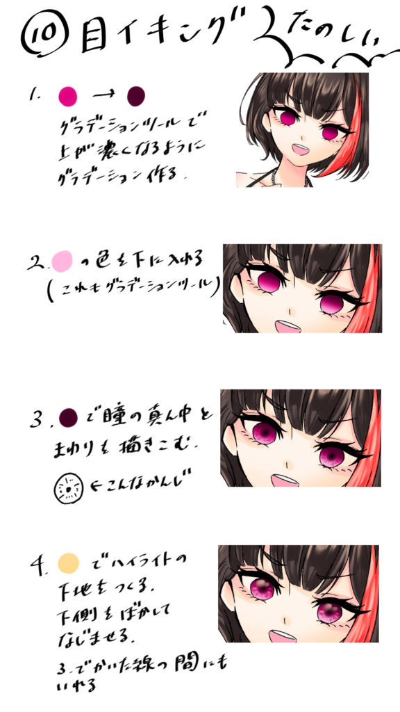 イラストメイキング 3 美竹蘭 水着 バンドリ Milkyway